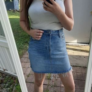 Jean skirt